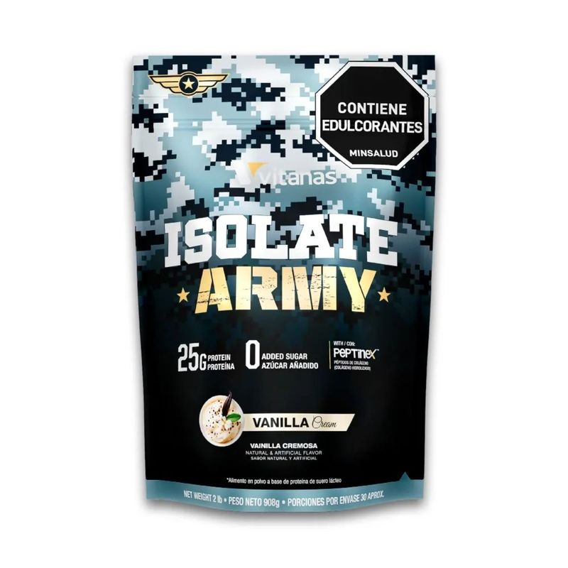 VITANAS - Isolate Army Proteina 2 libras - Vitanas