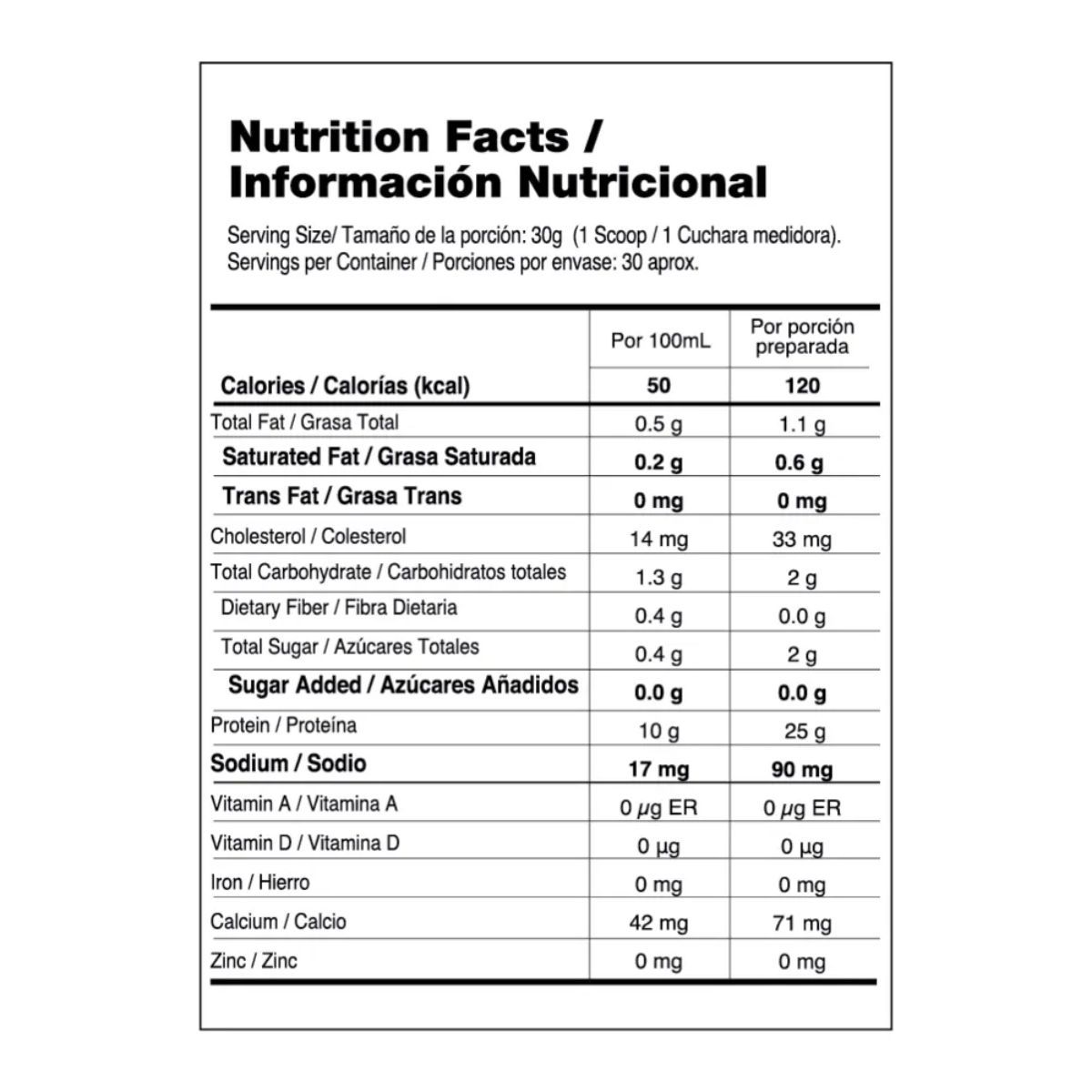VITANAS - Isolate Army Proteina 2 libras - Vitanas