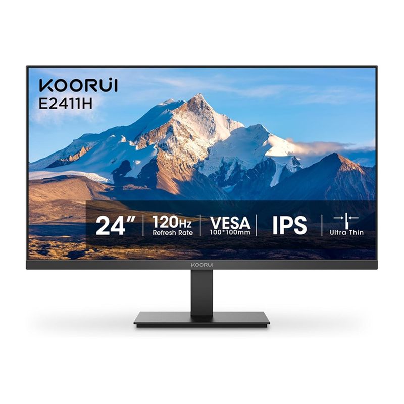GENERICO - Monitor Koorui 24 Pulgadas 120hz Y Resolución Full Hd Ips