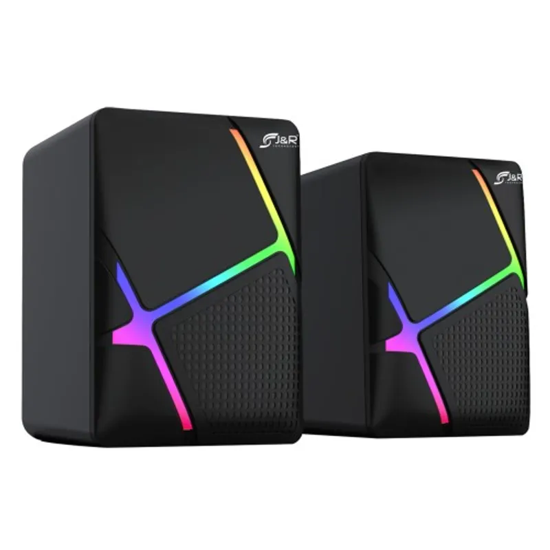 JYR TECHNOLOGY - Parlantes JyR Gaming Speaker RGB J5249