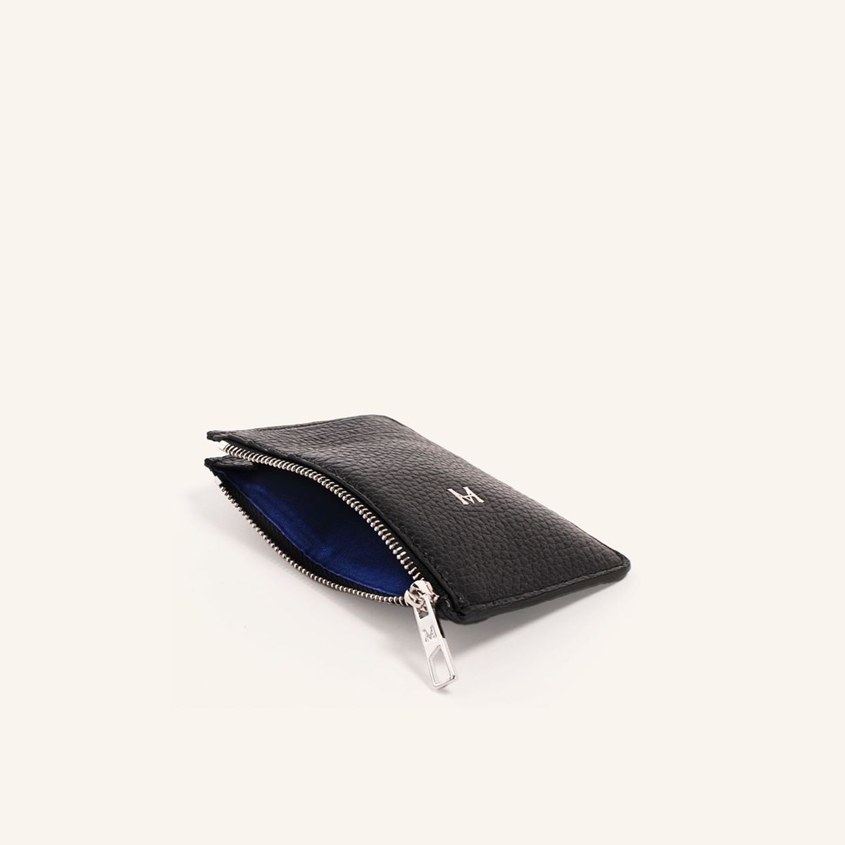 MARIO HERNANDEZ - Tarjetero 8 Tarjetas Con Zip Negro Sombra