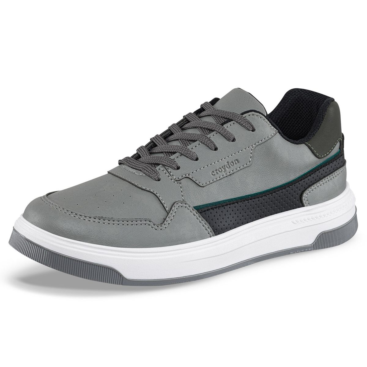 CROYDON - Tenis Urbanos Isak Gris Croydon para Hombre