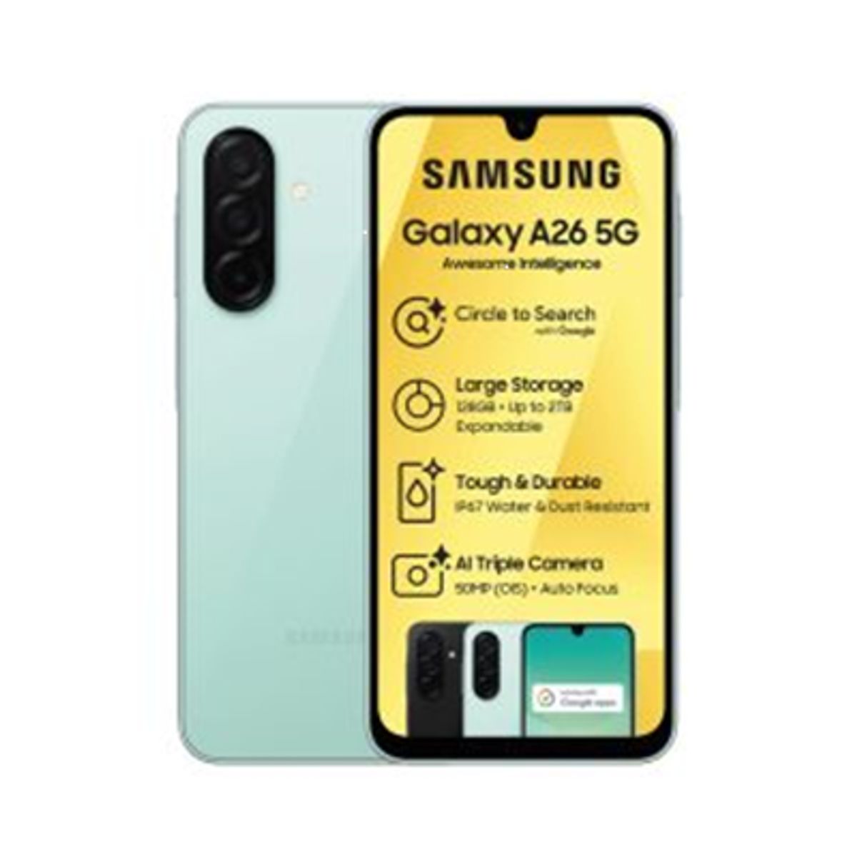 SAMSUNG - samsung a26 5g dual sim 256gb verde claro 8gb ram