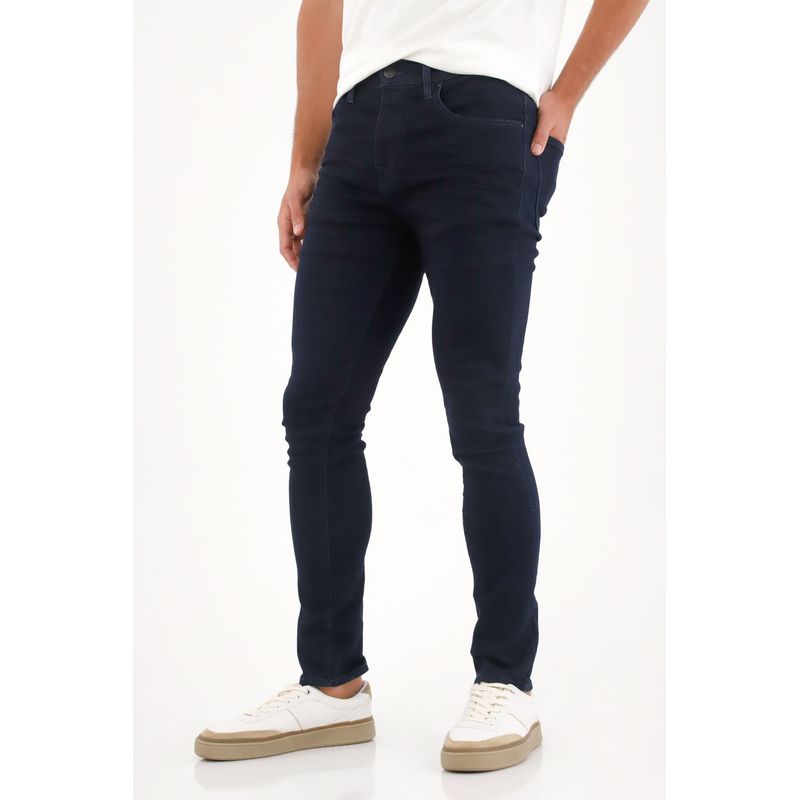 TENNIS - Jean Super Skinny de tiro medio azul para hombre