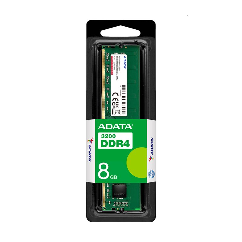 ADATA - Memoria Ram Adata 8gb Ddr4 3200mhz Para Pc 1 Modulo