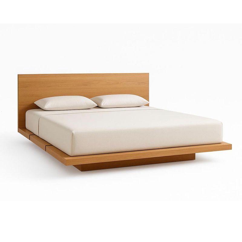 22 GRADOS DECORACION - Cama Amunet King Size en Roble