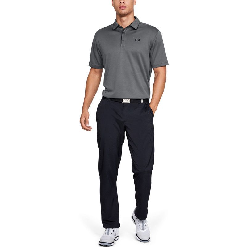 UNDER ARMOUR - Polo Hombre Tech Polo-Gry Gris UNDER ARMOUR