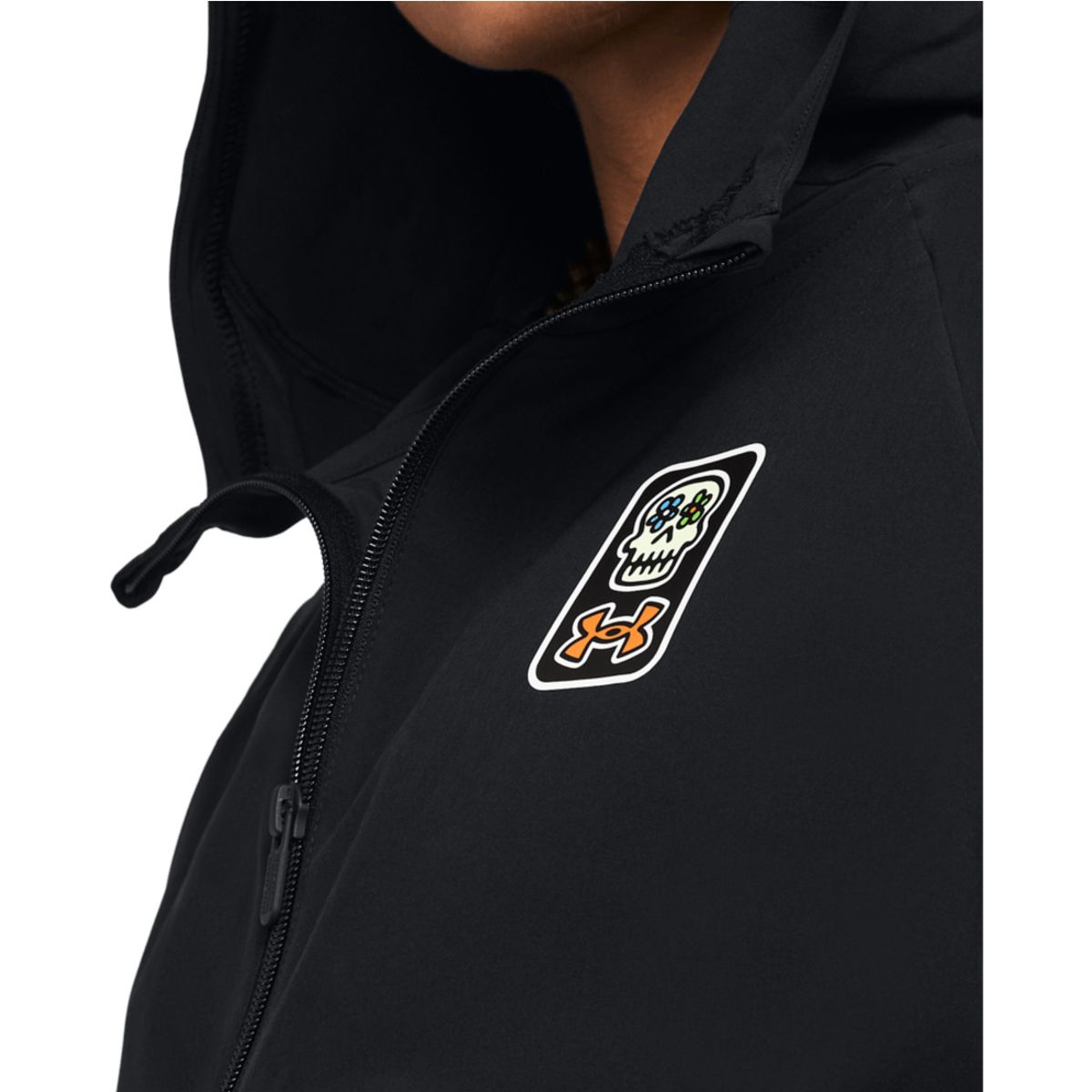 UNDER ARMOUR - Chaqueta Mujer Under Armour Dotd Woven Fz Jacket Negro UNDER ARMOUR