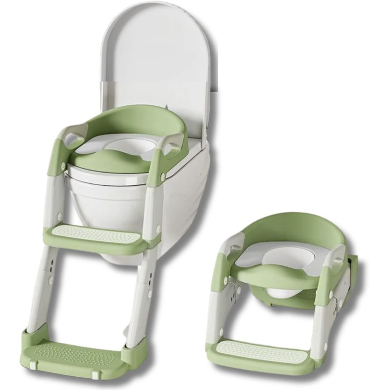 AMERICAN GENERICS - Asiento Adaptador Con Escalera Entrenamiento Infantil 3 En 1