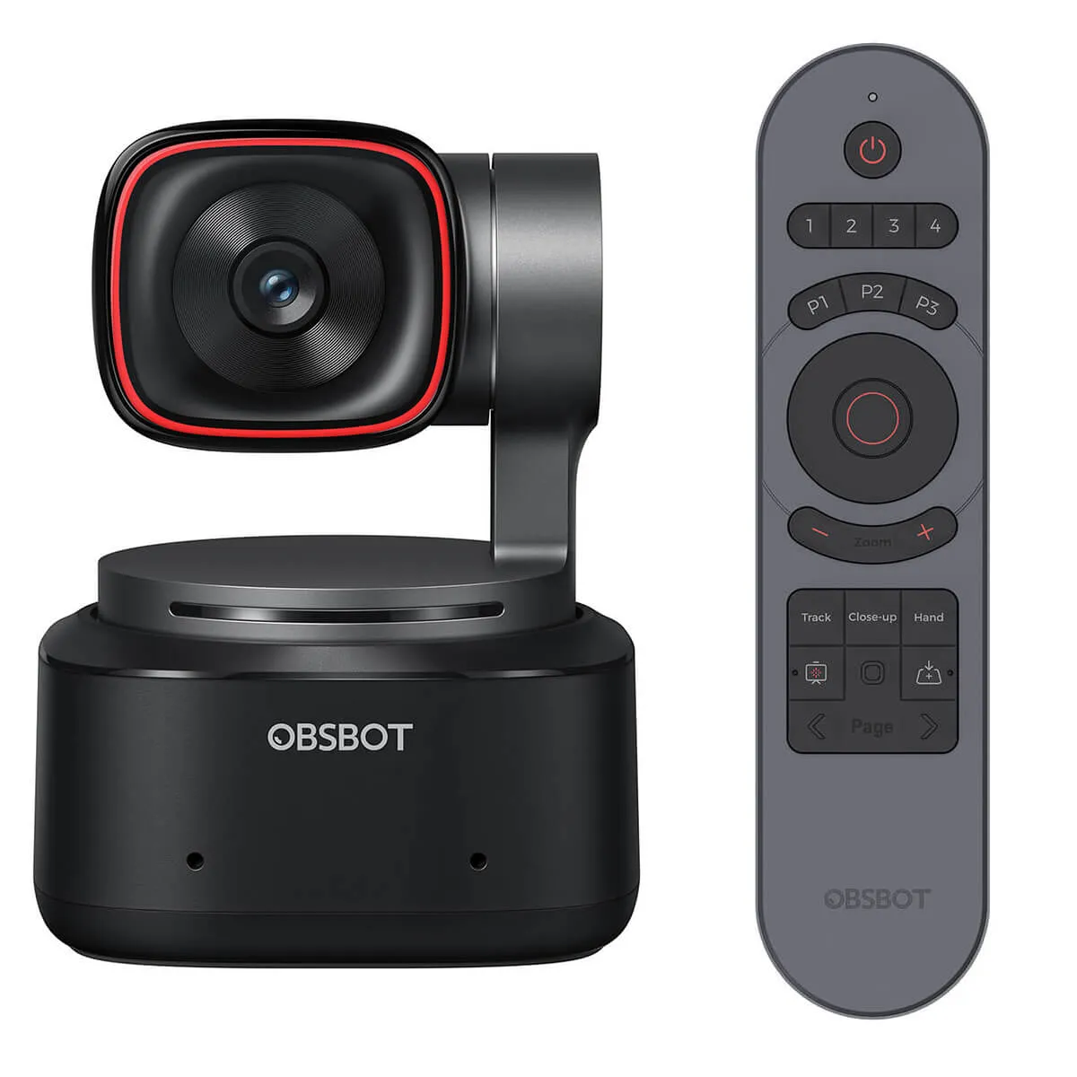 OBSBOT - Kit Webcam Obsbot Tiny 2 Con Control Remoto Ptz Ai Camara