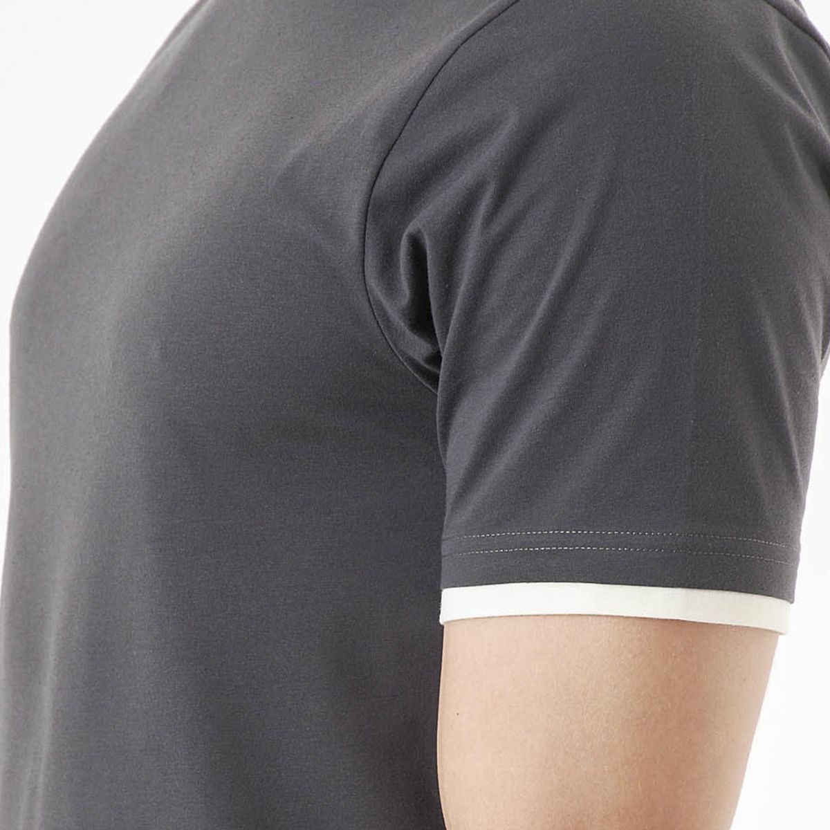 BELIFE - Camiseta manga corta gris para hombre