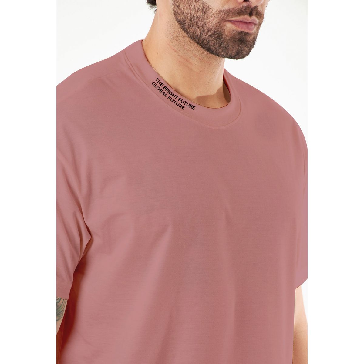 BELIFE - Camiseta manga corta vino para hombre
