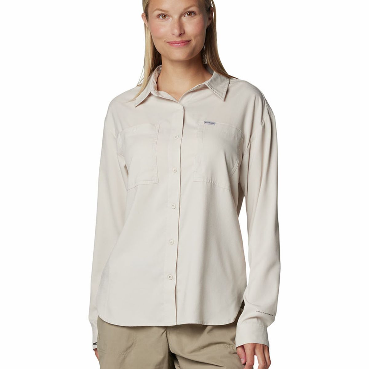 COLUMBIA - Camisa Mujer Columbia SILVER RIDGE UTILITY Gris claro COLUMBIA