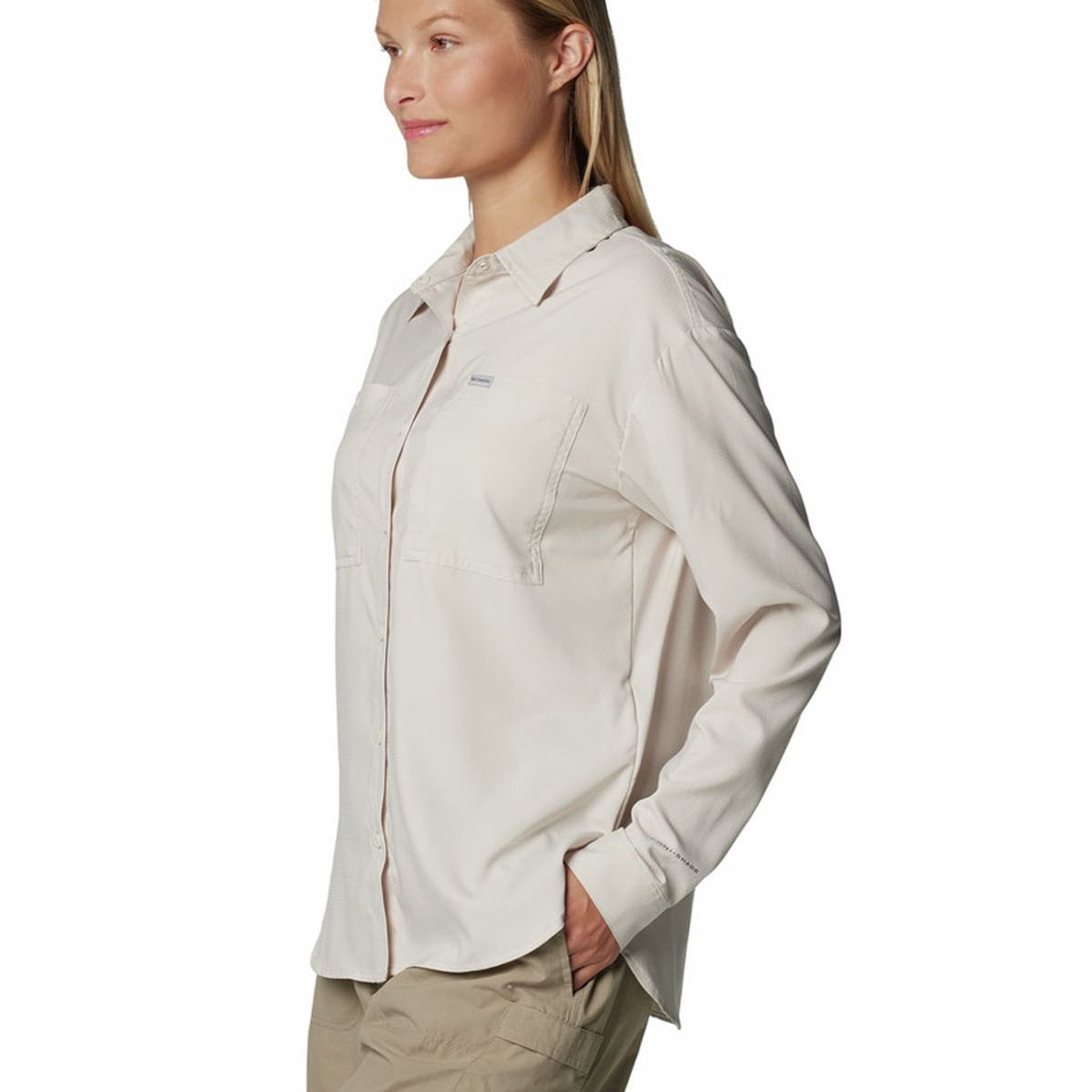 COLUMBIA - Camisa Mujer Columbia SILVER RIDGE UTILITY Gris claro COLUMBIA