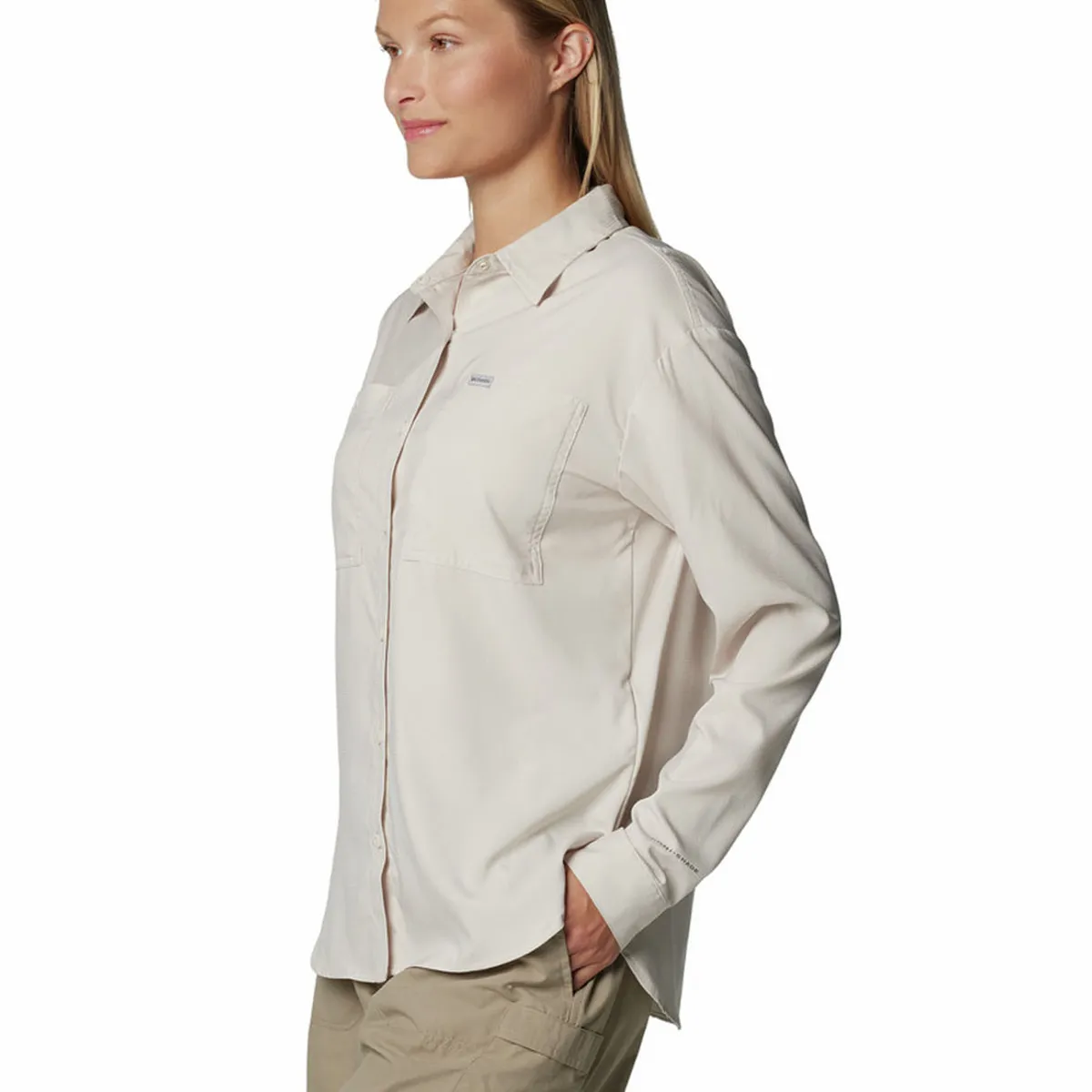 COLUMBIA - Camisa Mujer Columbia SILVER RIDGE UTILITY Gris claro COLUMBIA