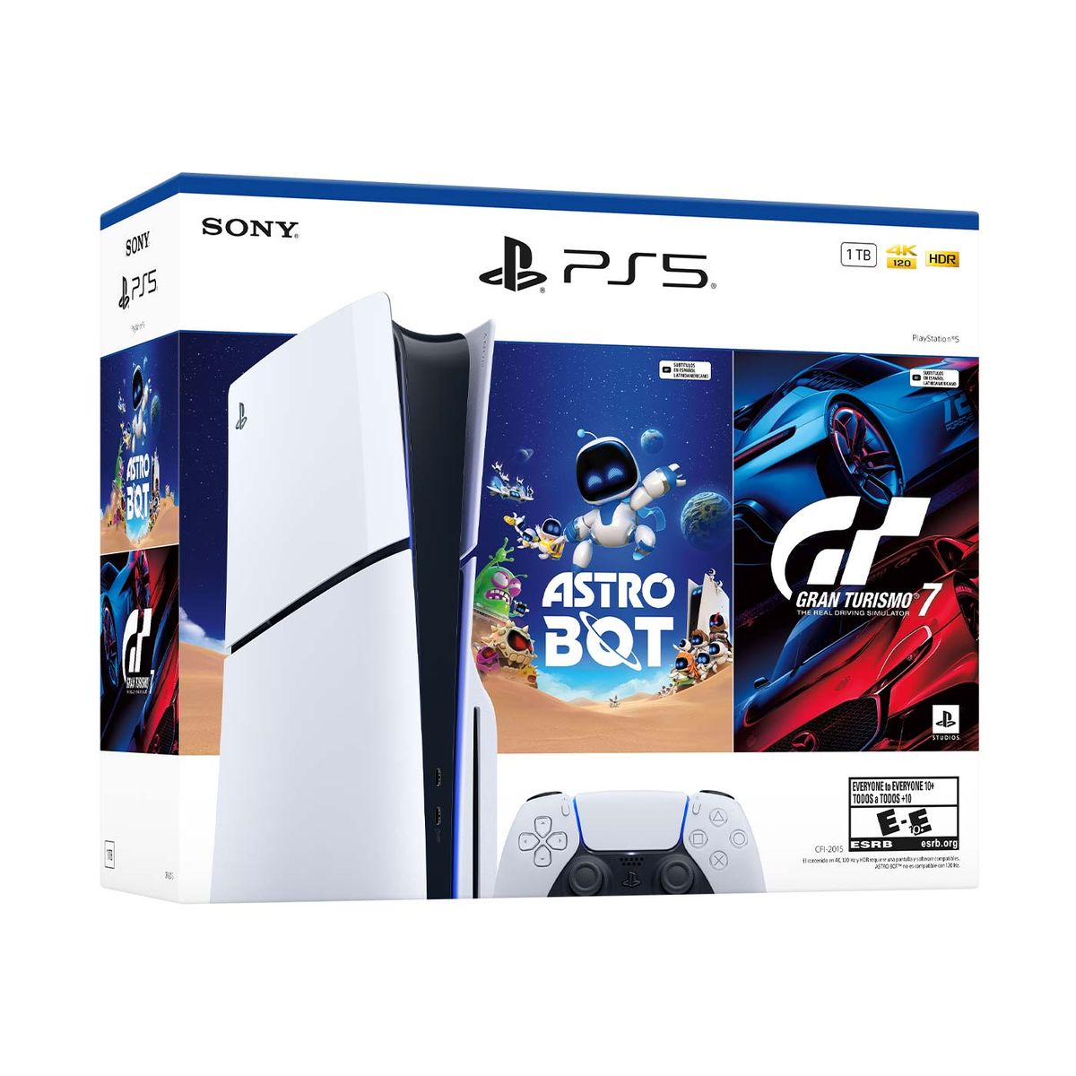 PLAYSTATION - Consola PlayStation PS5 Estándar con ASTRO BOT y Gran Turismo 7