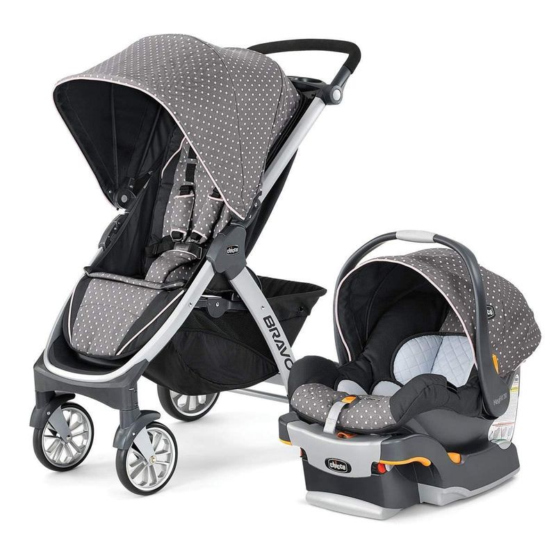 CHICCO - Sistema de Viaje Chicco Bravo Trio Marca Ligero y Versátil Modelo