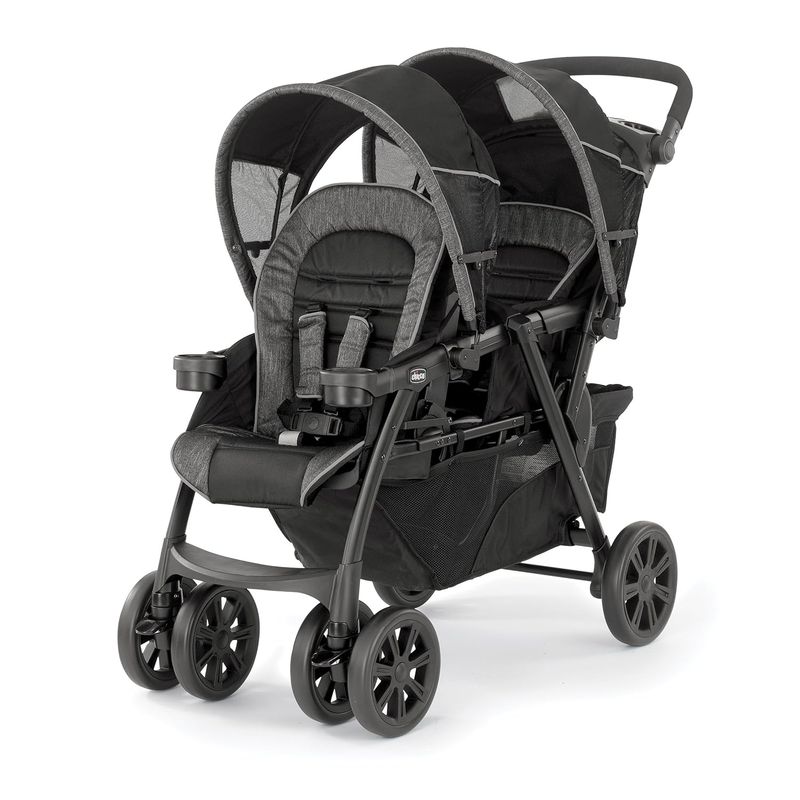 CHICCO - Coche Doble Chicco Cortina Together - Minerale-BlackSilver