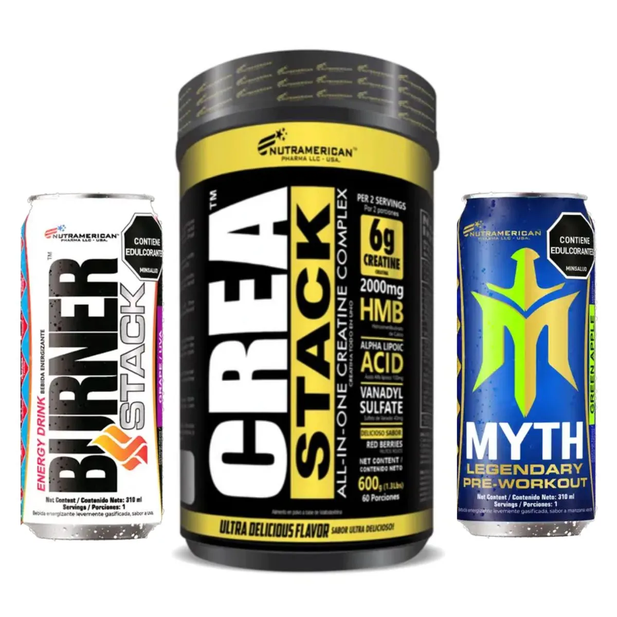 MEGAPLEX - Crea Stack Creatina Monohidratada 6gr