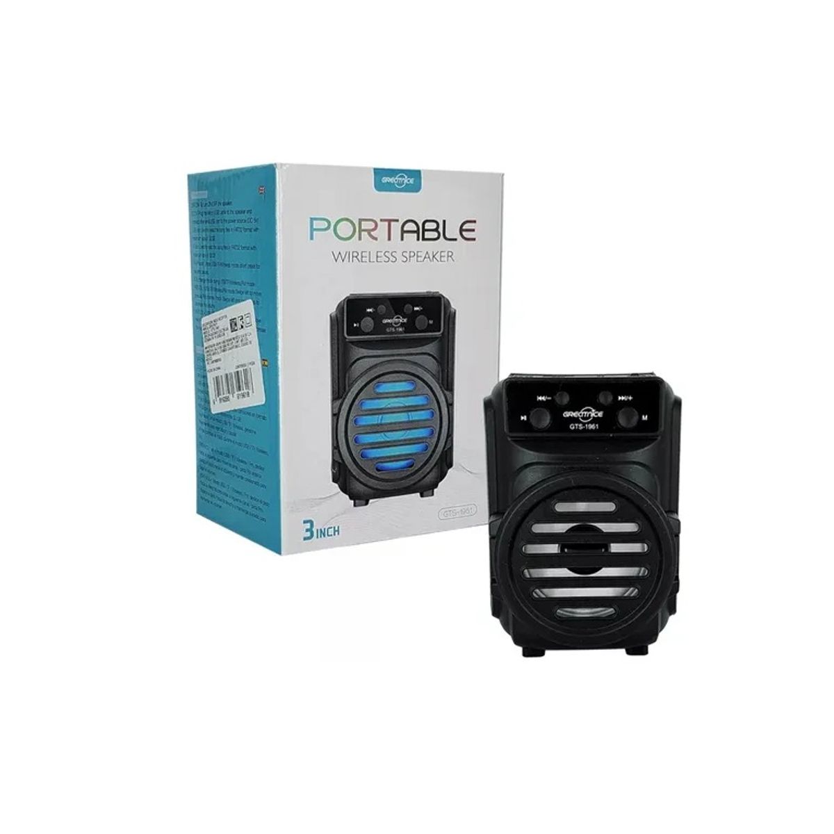 GENERICO - PARLANTE BT INALÁMBRICO GTS-1961