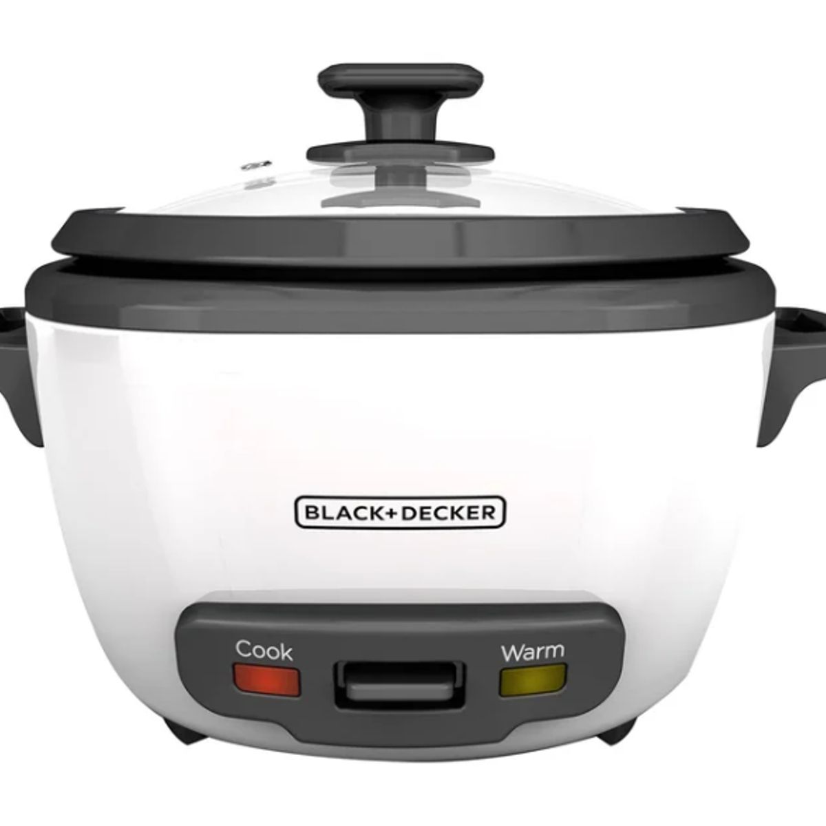 BLACK+DECKER - Olla Arrocera Black+Decker, 14 Tazas Tapa Vidrio y Vaporera RC514