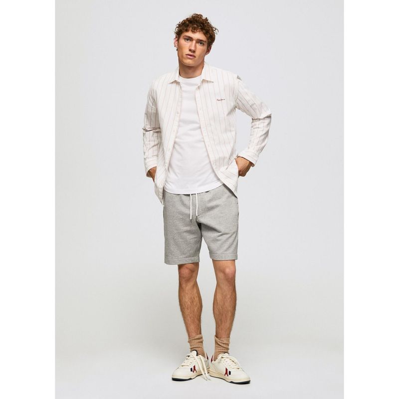 PEPE JEANS - Pantaloneta Pepe Jeans para Hombre EDWARD SHORT Marl Grey
