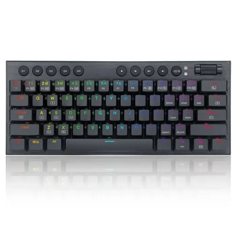 REDRAGON - Teclado Usb Redragon K632 Pro Switch Rojo En Ingles Negro