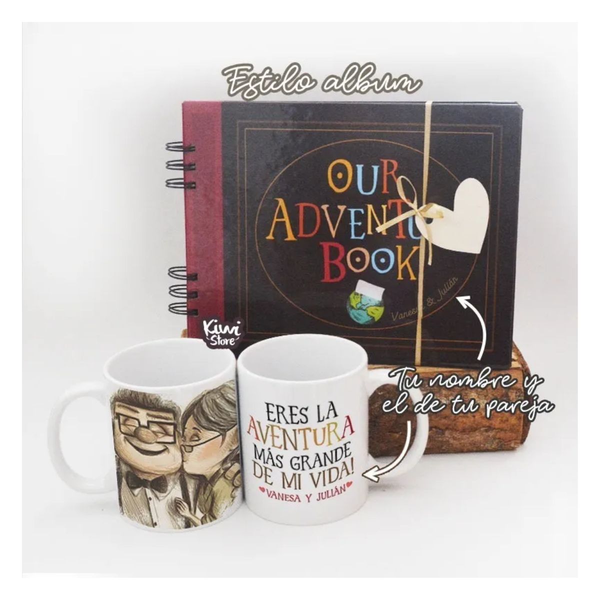 GENERICO - Album De Aventuras Up Tipo Libro + 2 M - Personalizados