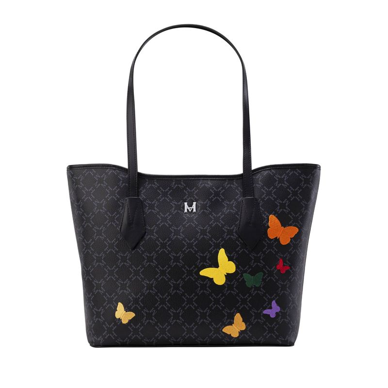 MARIO HERNANDEZ - Tote Alas Mediano Ébano Primario Mariposas
