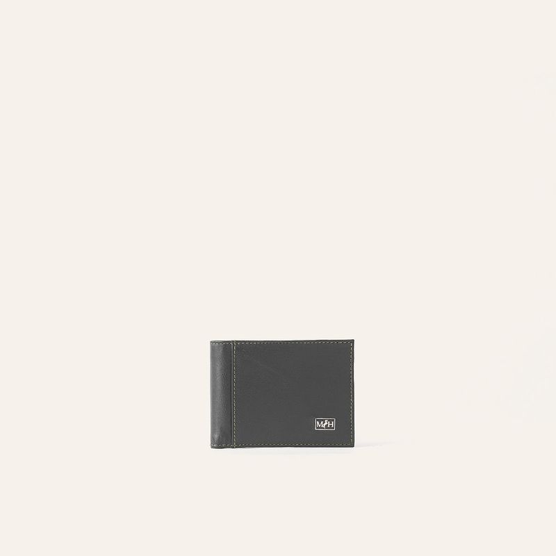 MARIO HERNANDEZ - Billetera Slim Horizontal Malaquita Esencial