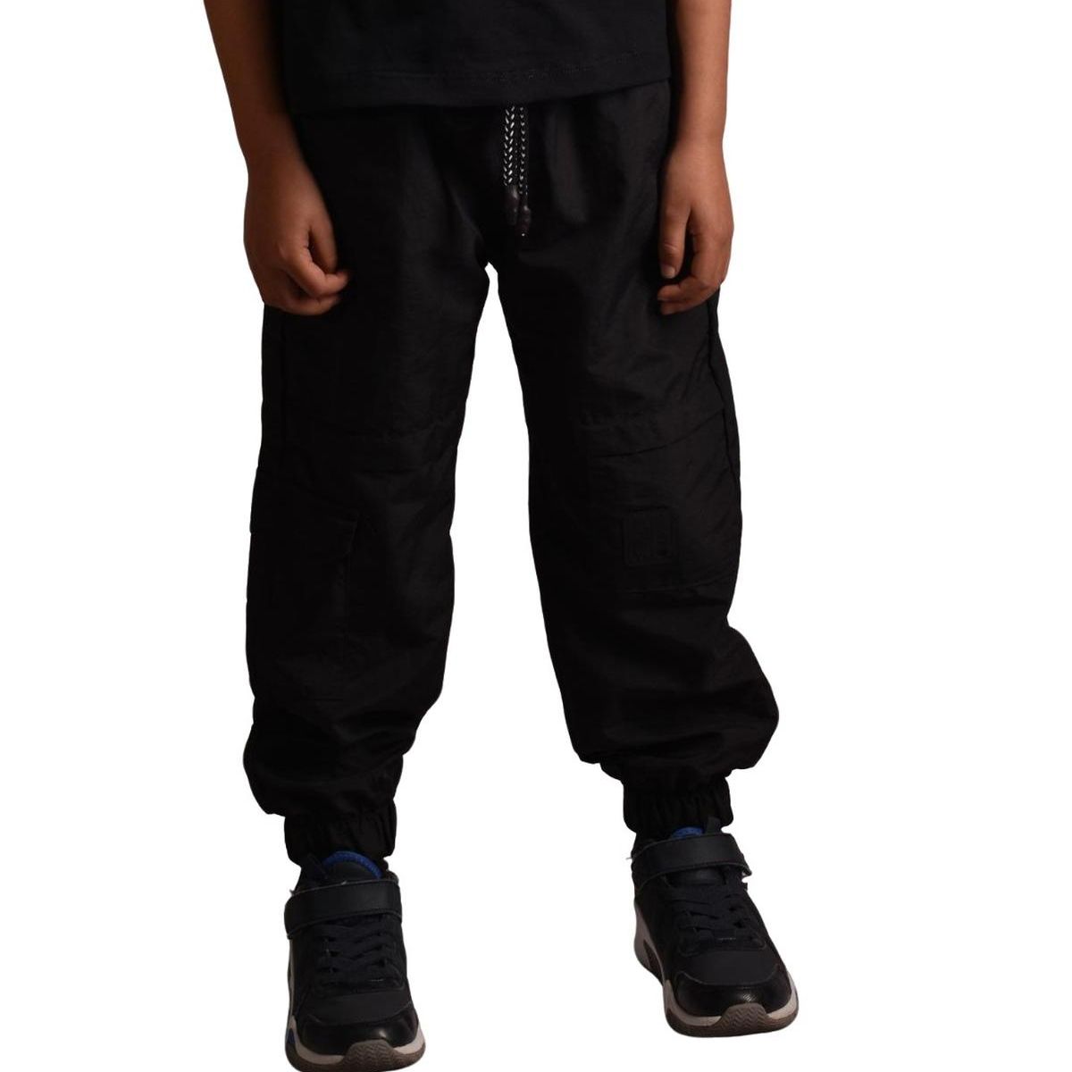 BIGBOYS - Pantalon Baggy Nautica Negro Niño