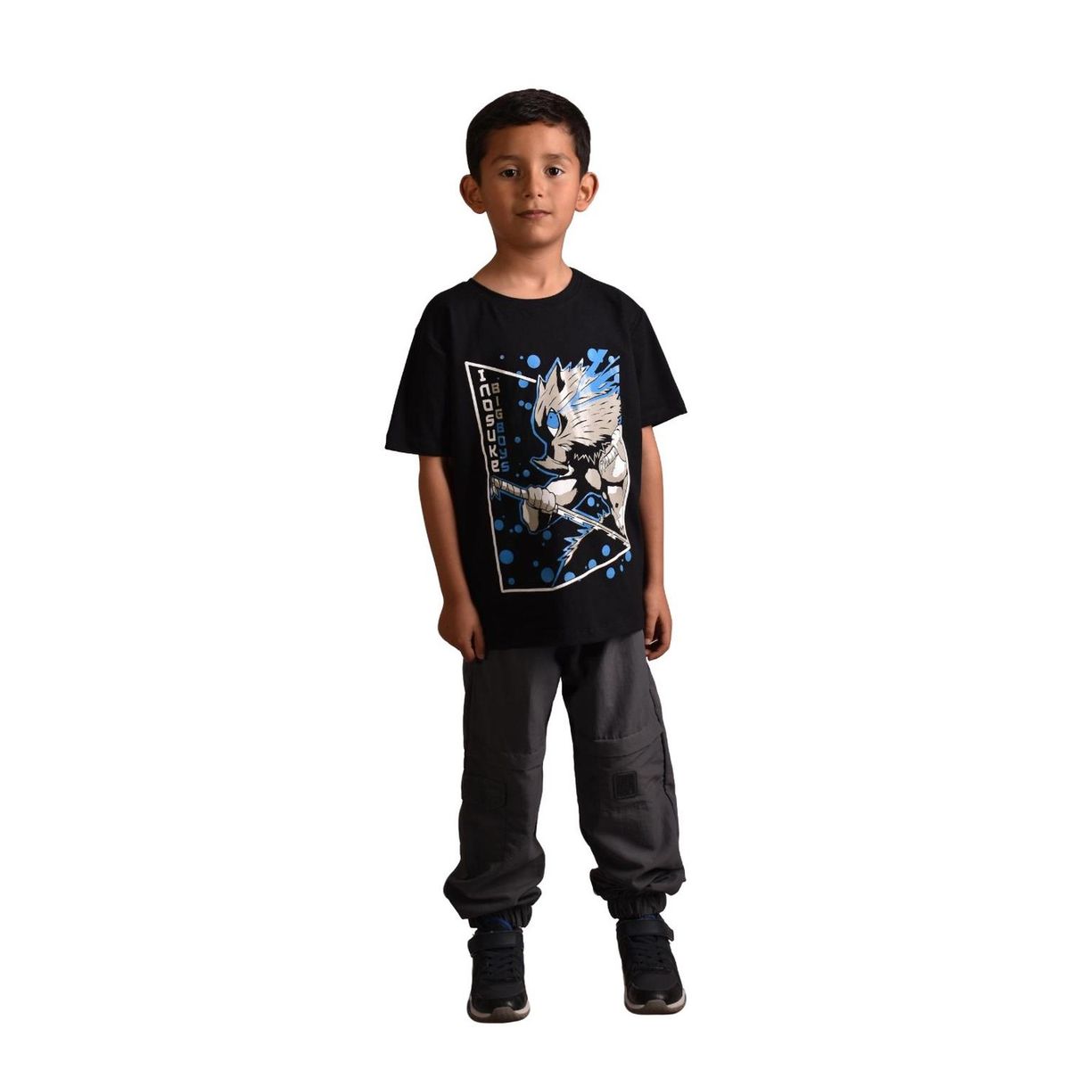 BIGBOYS - Pantalon Baggy Nautica Gris Niño