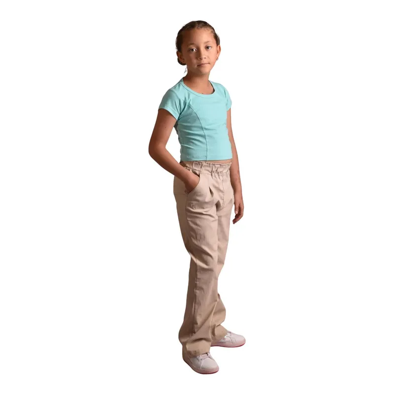 BIGBOYS - Pantalon Gypsy Beige Niña