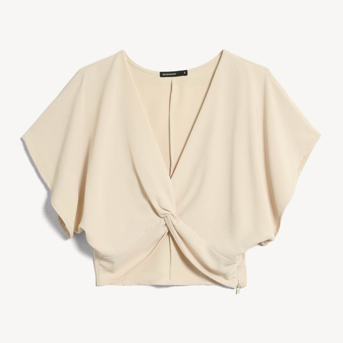SEVEN SEVEN - Blusa Para Mujer Manga Corta Color Crema Marca Seven Seven #28124109