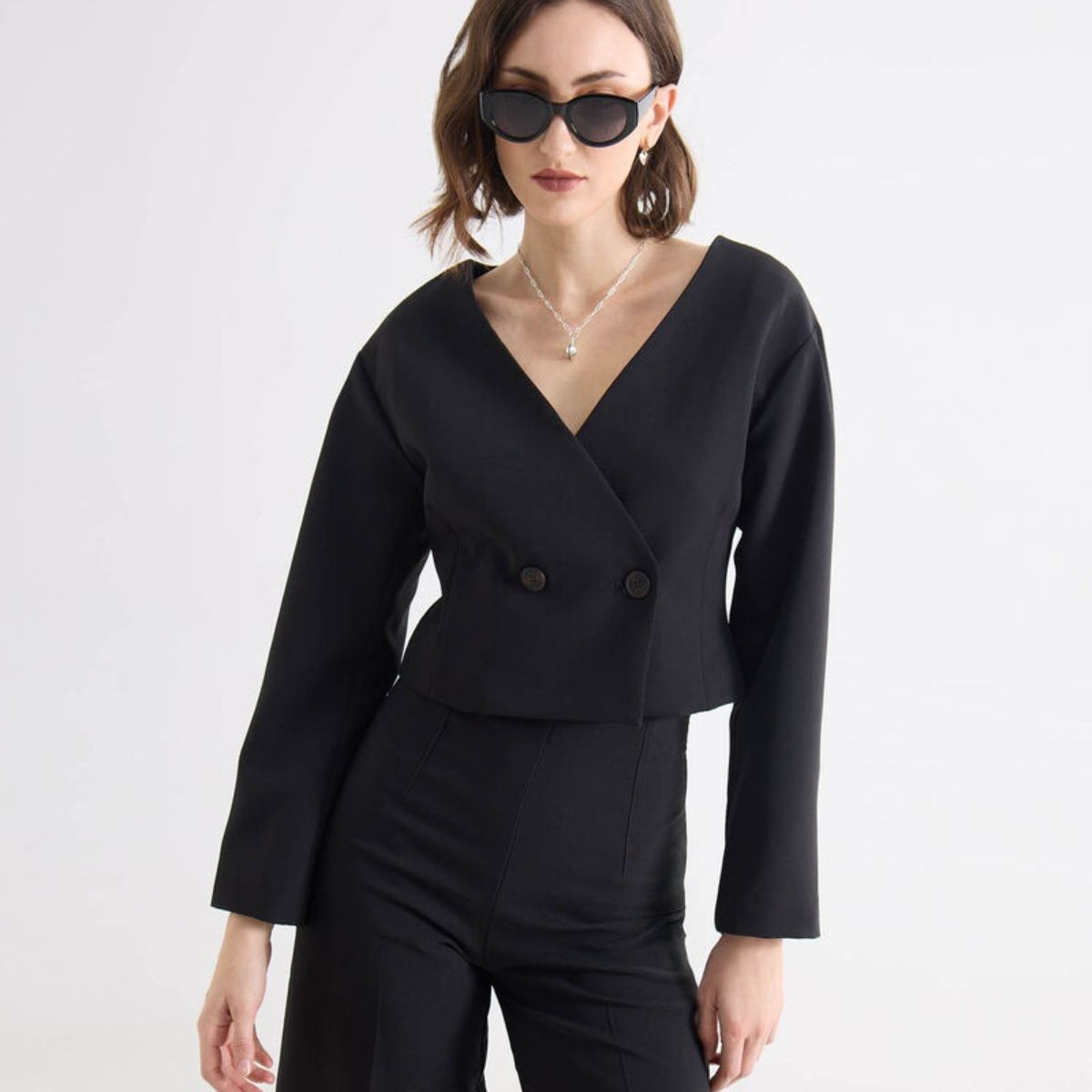 SEVEN SEVEN - Chaqueta Para Mujer Blazer Color Negro Marca Seven Seven #28080990