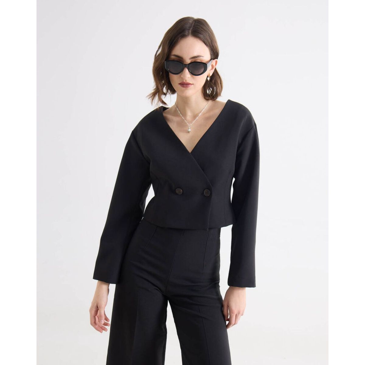 SEVEN SEVEN - Chaqueta Para Mujer Blazer Color Negro Marca Seven Seven #28080990