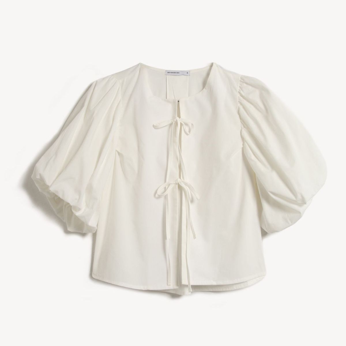 SEVEN SEVEN - Blusa Para Mujer Manga Corta Color Hueso Marca Seven Seven #28124065