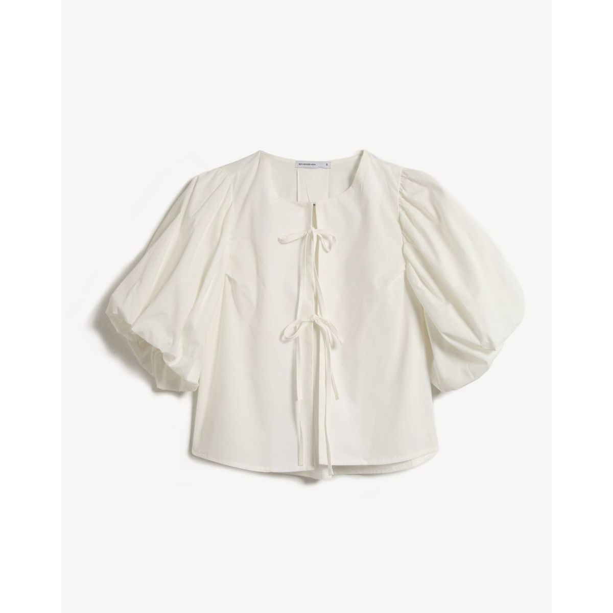 SEVEN SEVEN - Blusa Para Mujer Manga Corta Color Hueso Marca Seven Seven #28124065