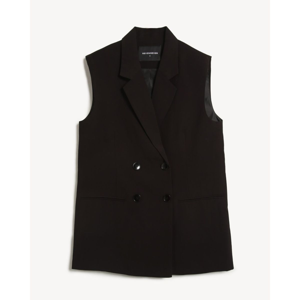 SEVEN SEVEN - Chaleco Para Mujer Acolchado Color Negro Marca Seven Seven #28250151