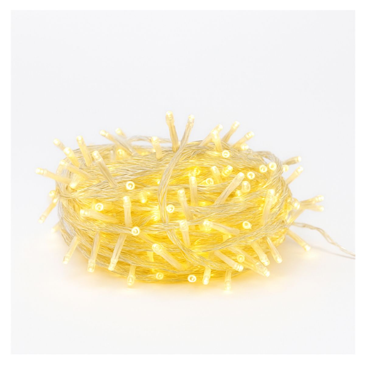 ADQUIERELO YA - Extensión Luz LED Lineal Cálida 200 Luces 14 Metros Cable Transp