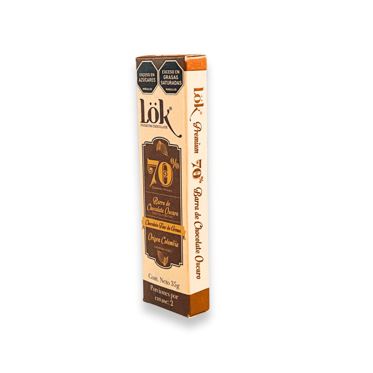 LOK FOODS - Barra Chocolate Lök 70% cacao de 35g