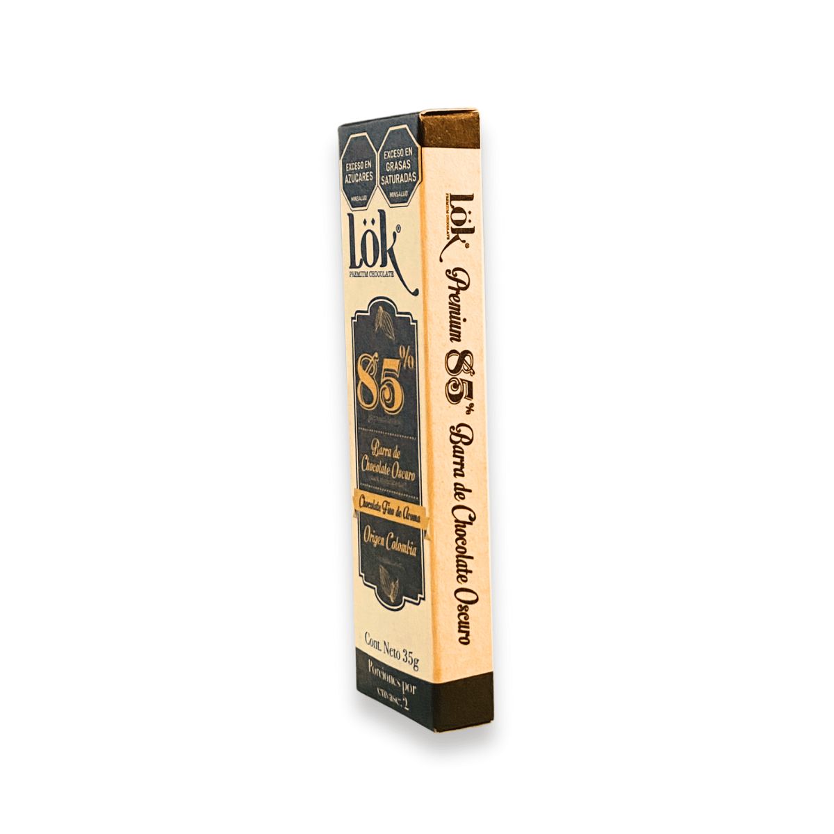LOK FOODS - Barra Chocolate Lök 85% cacao de 35g