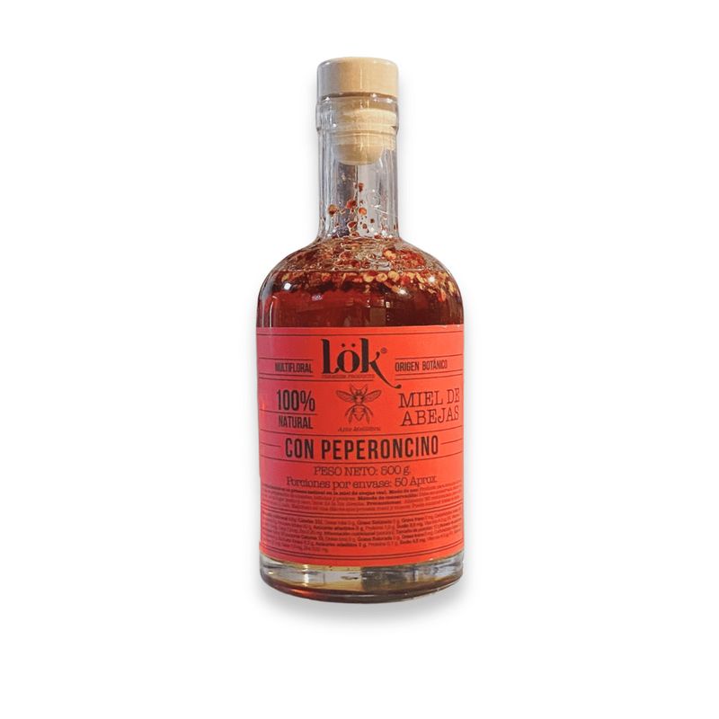 LOK FOODS - Miel De Abejas Lok 100% Natural Con Peperoncino 500g