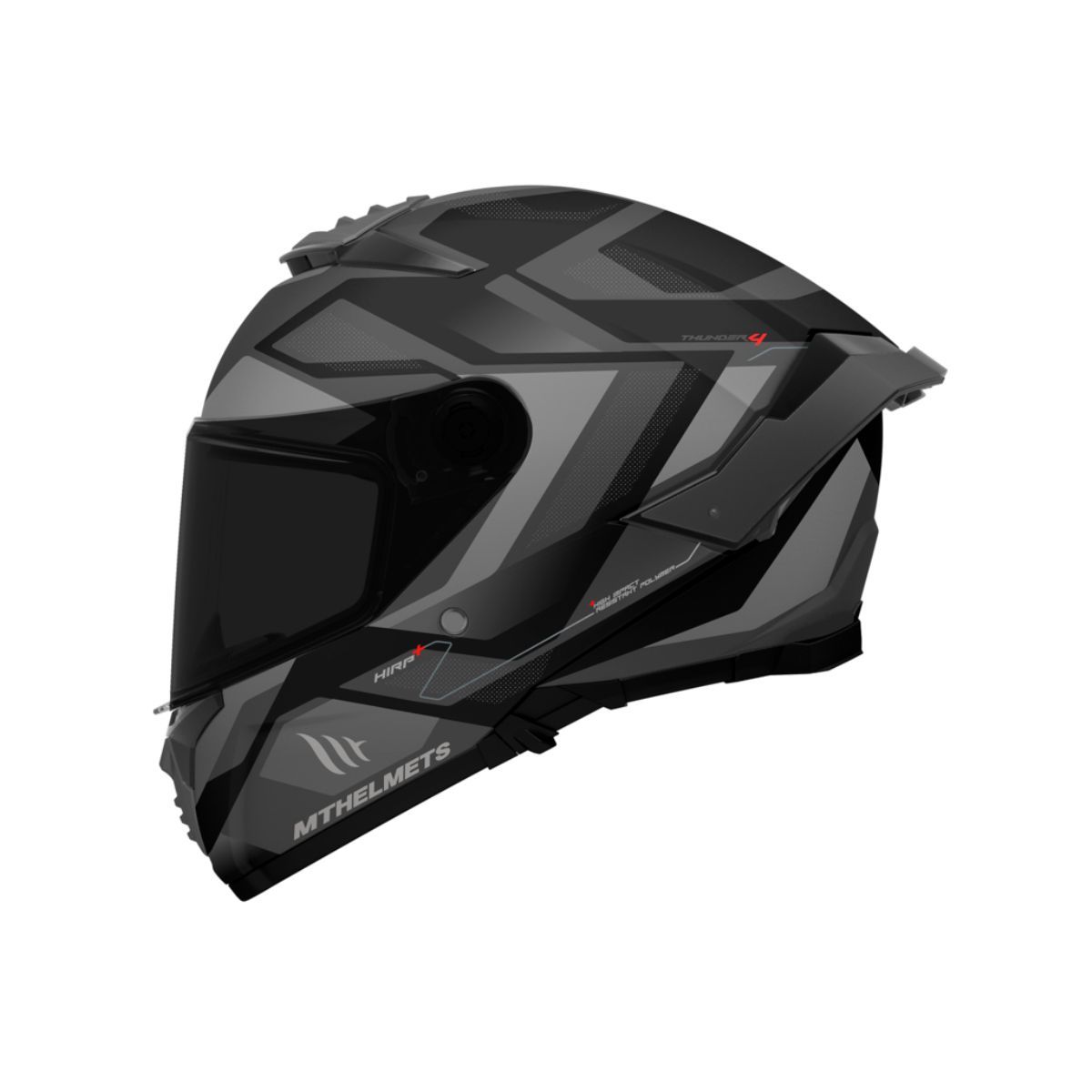 MT HELMETS - CASCO MT THUNDER 4 SV LABYRINTH A1 NEGRO MATE TALLA S
