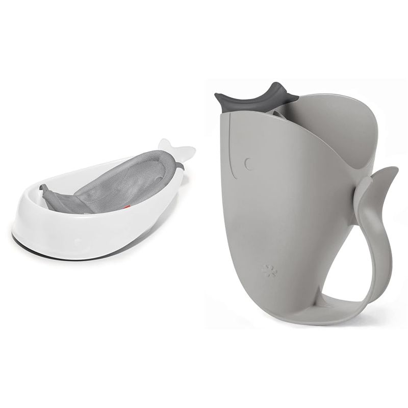 SKIP HOP - Bañera para bebé 3 en 1 Skip Hop con vaso y rinser modelo