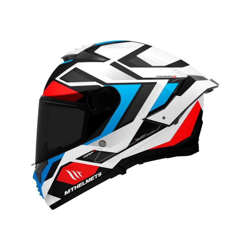 MT HELMETS - CASCO MT THUNDER 4 SV LABYRINTH A0 BLANCO BRILLO TALLA S