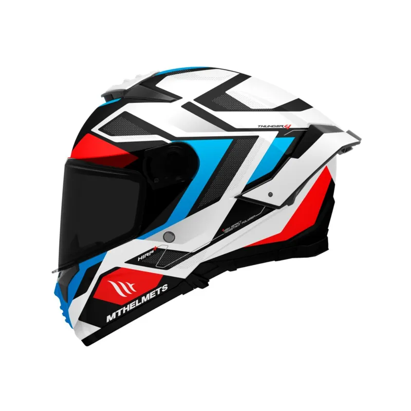 MT HELMETS - CASCO MT THUNDER 4 SV LABYRINTH A0 BLANCO BRILLO TALLA L