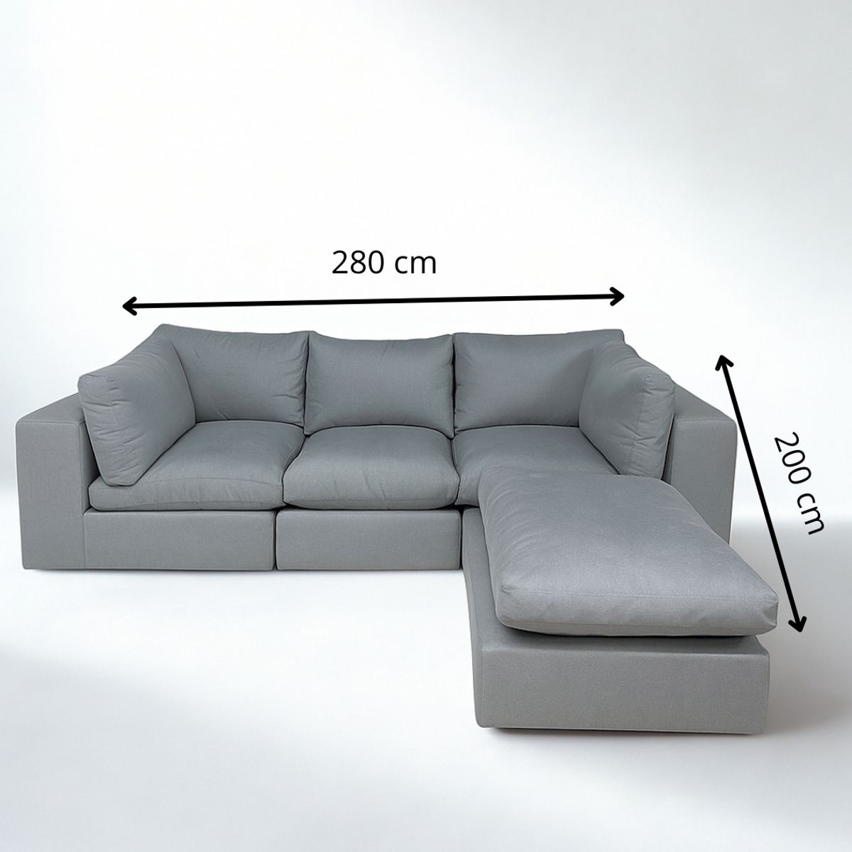 GENERICO - SALA MODULAR ARMONIA EN TELA ANTIFLUIDOS Y PET FRIENDLY