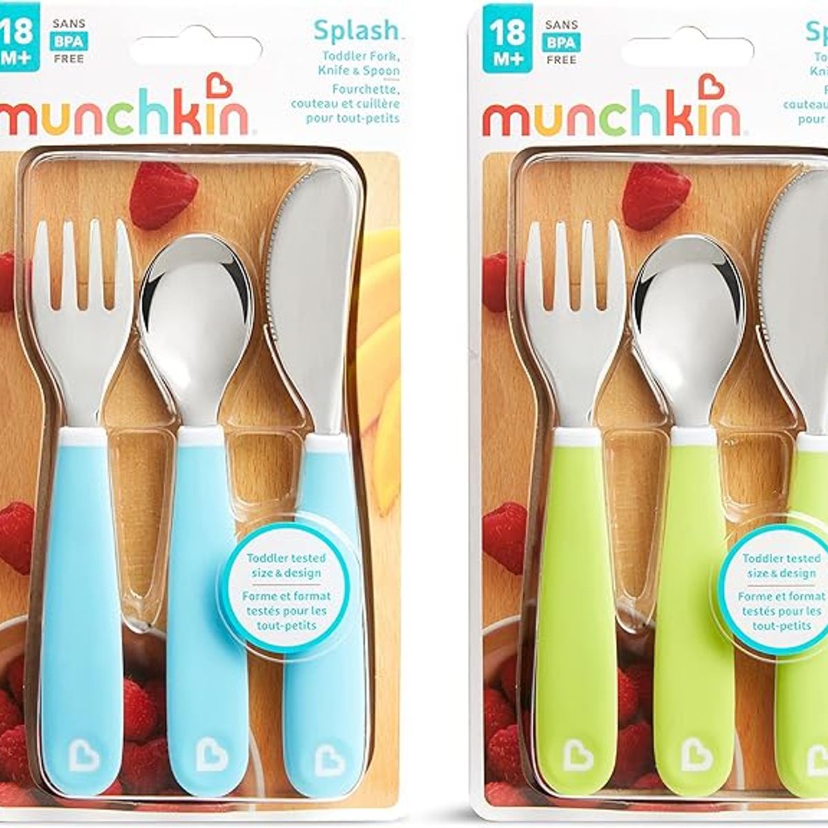 MUNCHKIN - Set de cubiertos Munchkin® Splash™ para niños 6 piezas