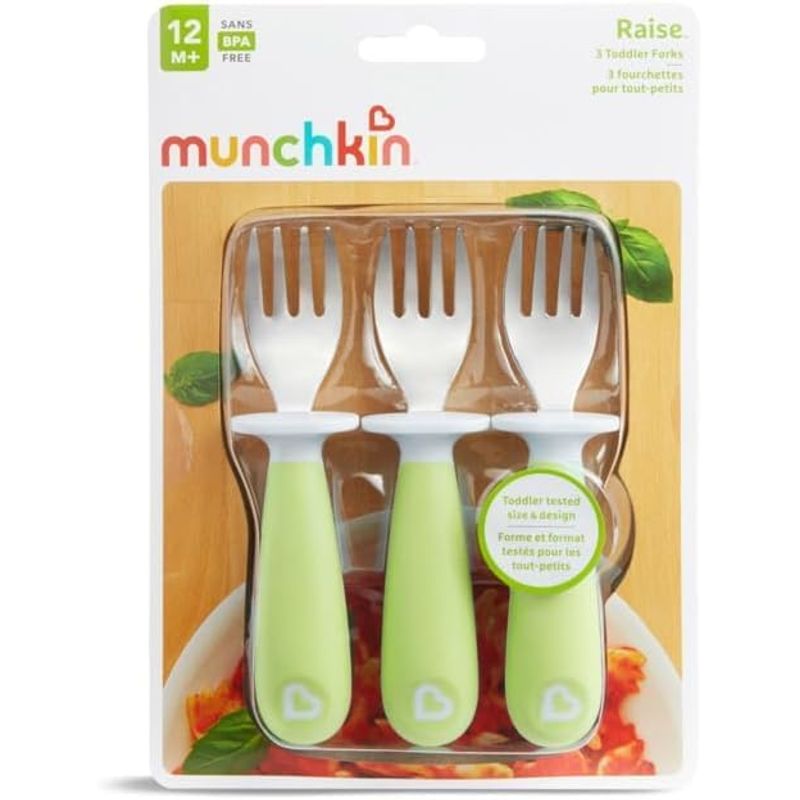 MUNCHKIN - Set de Tenedores para Bebé Munchkin® Raise™ 3 pzas acero